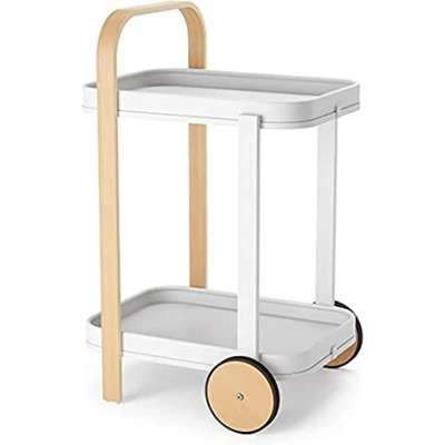 Umbra Bellwood Bar And Serving Cart/natural In White