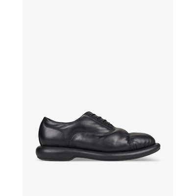 Martine Rose X Clarks Womens Black Leather Quilted-leather Oxford Shoes