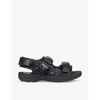 MARTINE ROSE X CLARKS MARTINE ROSE X CLARKS WOMEN'S BLACK LEATHER PADDED LEATHER-DOWN SANDALS