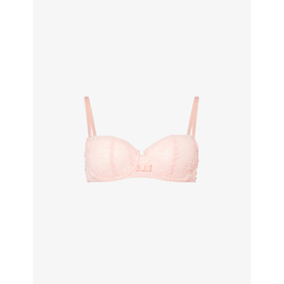 Chantelle Womens Candlelight Peach Day To Night Half-cup Stretch-lace Bra