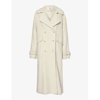 4TH & RECKLESS 4TH & RECKLESS WOMEN'S CREAM TANYA DOUBLE-BREASTED WOVEN COAT