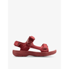 MARTINE ROSE X CLARKS MARTINE ROSE X CLARKS WOMEN'S OXBLOOD TEXTILE CHUNKY-SOLE RECYCLED-POLYESTER SANDALS