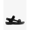 MARTINE ROSE X CLARKS MARTINE ROSE X CLARKS WOMEN'S BLACK TEXTILE CHUNKY-SOLE RECYCLED-POLYESTER SANDALS