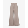 BEYOND YOGA BEYOND YOGA WOMEN'S BIRCH ON THE GO RELAXED-FIT COTTON-BLEND TROUSERS