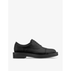 MARTINE ROSE X CLARKS MARTINE ROSE X CLARKS WOMEN'S BLACK TEXTILE LEATHER CHUNKY-SOLE OXFORD SHOES