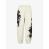 A-COLD-WALL* A COLD WALL MEN'S BONE BRUSHSTROKE ABSTRACT-PRINT COTTON-JERSEY JOGGING BOTTOMS