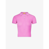 Guest In Residence Shrunken Polo Fuschia