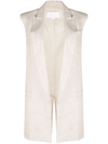 Genny Open-front Tailored Vest
