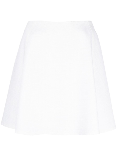 Genny High-waist A-line Skirt In White