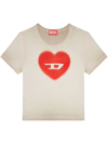 DIESEL LOGO CROPPED T-SHIRT