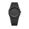 D1 Milano Black D1-pcbu01 Polycarbon Nebula Polycarbonate Quartz Watch In Black