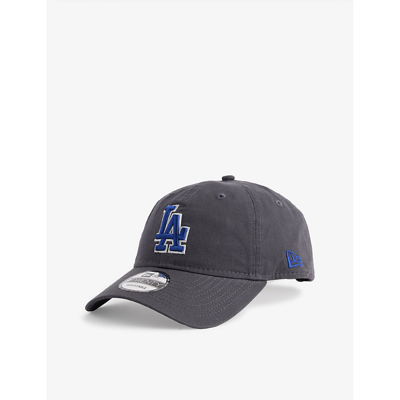 New Era Mens Dk Grey 9forty L.a Dodgers Cotton-twill Cap