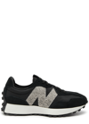 New Balance Womens Black  Leopard White 327 Suede And Mesh Low-top Trainers Eur 36.5 / 3.5 Uk In Black