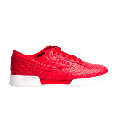 Pre-owned Fila Original Fitness 'small Logos' In Red