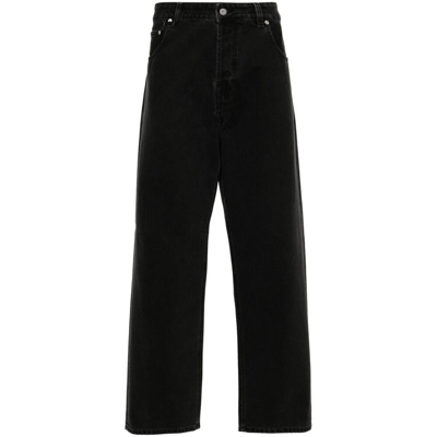 Jacquemus Wide-leg Jeans In Black