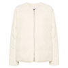Jil Sander Long-sleeve Padded Jacket In Neutrals
