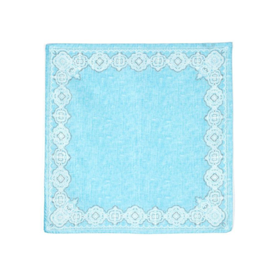 Lady Anne Abstract-print Handkerchief In Blue