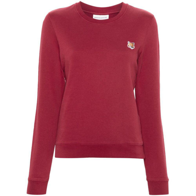 Maison Kitsuné Sweatshirts In Red