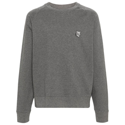 Maison Kitsuné Sweatshirts In Grey