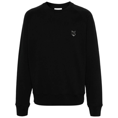 Maison Kitsuné Sweatshirts In Black