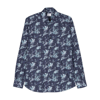 Mazzarelli Botanical-print Cotton Shirt
