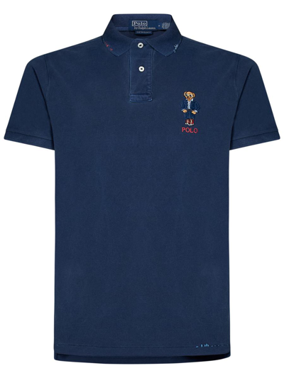 Polo Ralph Lauren T-shirts And Polos In Newport Navy