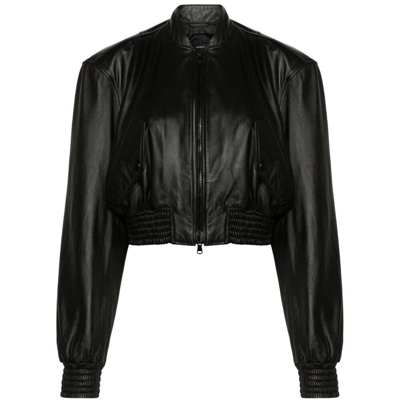 Wardrobe.nyc Leather Outerwears In Black