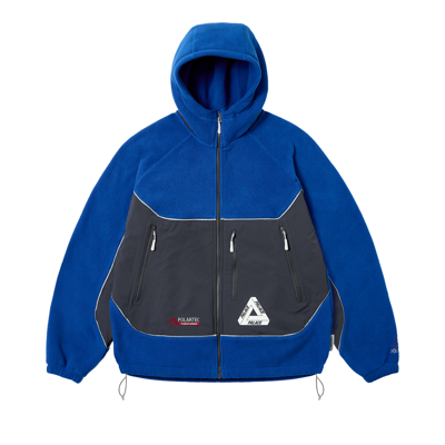 Pre-owned Palace Polartec 3m Hooded Jacket 'ultra' In Blue