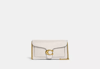 Coach Outlet Tabby Chain Clutch In White
