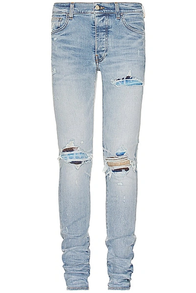 Amiri Mx1 Mid-rise Straight-leg Jeans In Blue