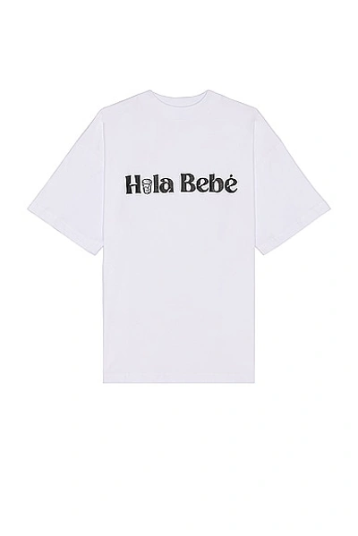 Blue Sky Inn Hola Babe T-shirt In White