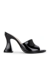 Bottega Veneta Cha-cha Patent-leather Mules In Black