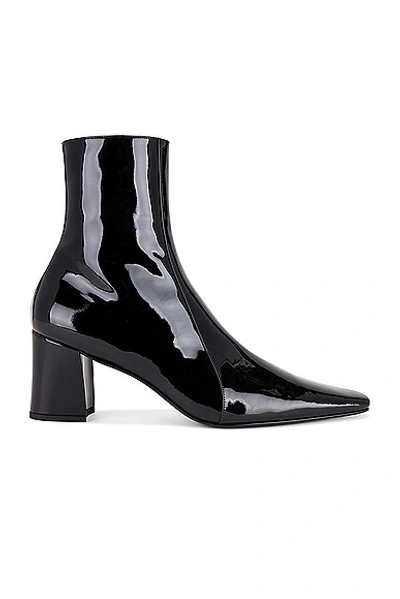 Saint Laurent Men's Jose 75 Zip Ankle Boots In Black