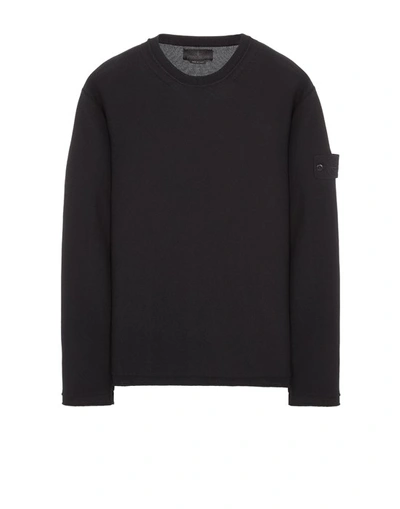 Stone Island Sweater Black Cotton, Cashmere
