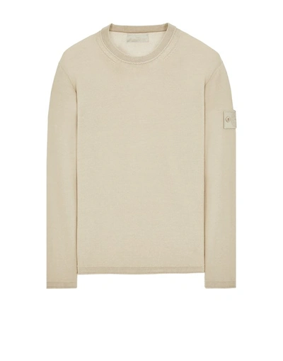 Stone Island Sweater Beige Cotton, Cashmere