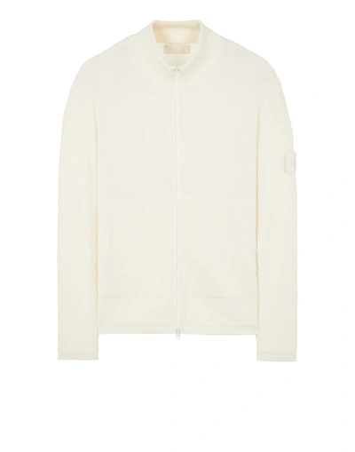 Stone Island Sweater White Cotton, Cashmere