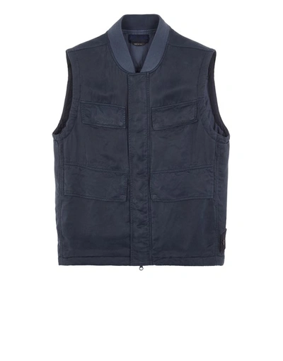 Stone Island Waistcoat Blue Cupro