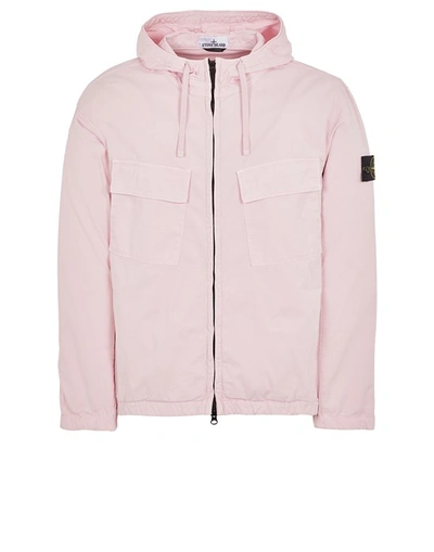 Stone Island Lightweight Jacket Pink Cotton, Elastane