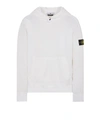 Stone Island Cotton Hoodie In White
