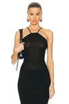 Rick Owens Skorpio Tank In Black