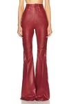 Rick Owens Lido Bolan Bootcut Trousers In Cardinal Red