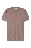 John Smedley Lorca Crewneck T-shirt In Beige Musk