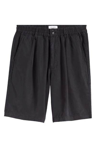 Saturdays Surf Nyc Keigo Pigment Dyed Shorts In Black