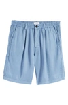 Saturdays Surf Nyc Keigo Pigment Dyed Shorts In Coronet Blue