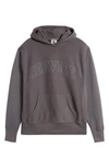 SERVICE WORKS SERVICE WORKS ARCH LOGO ORGANIC COTTON GRAPHIC HOODIE