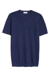 John Smedley Kempton T-shirt In French Navy