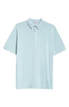 John Smedley Mycroft Cotton Polo Sweater In Mint