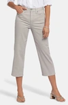 Nydj Joni High Waist Relaxed Capri Jeans In Sandbar Stripe