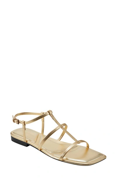 Marc Fisher Ltd Marris Ankle Strap Sandal In Gold 710