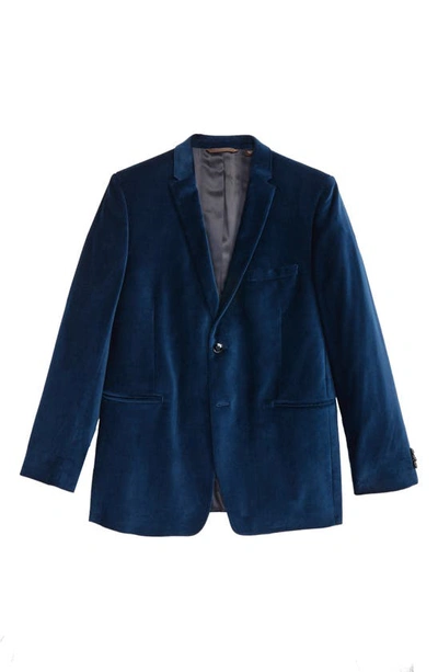 Michael Kors Kids' Velvet Blazer In Navy